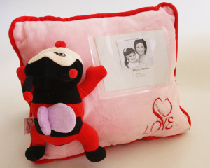 LoveBug personalized pillow Surrounded By Love
